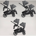 Joie versiti™ 多功能雙層嬰兒手推車 (灰藍色)